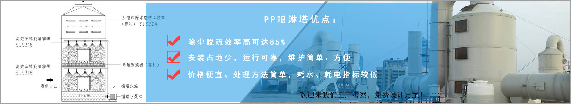 PP喷淋塔